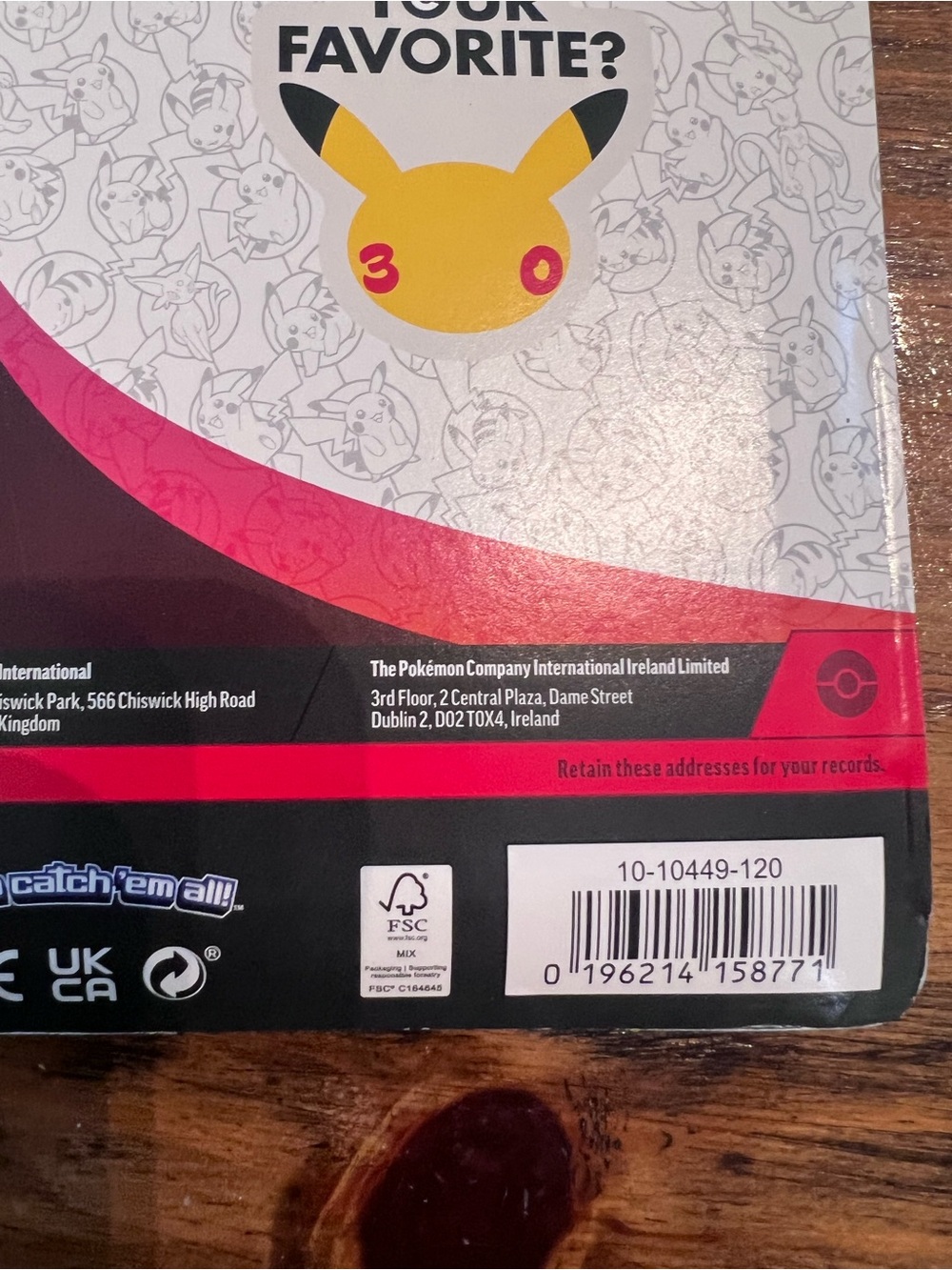 Authentic sealed Pokemon 30th Celebration Tech Sticker Collection🌟🌟🌟 - Picture 3 of 4